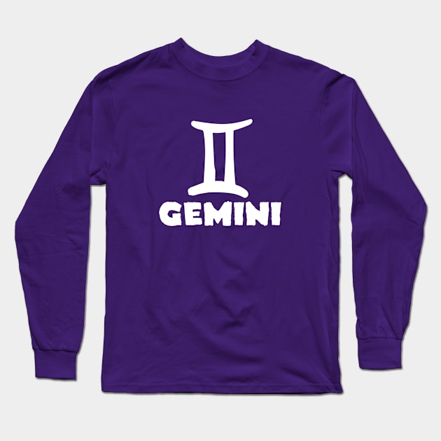 Gemini Long Sleeve T-Shirt by bubbsnugg